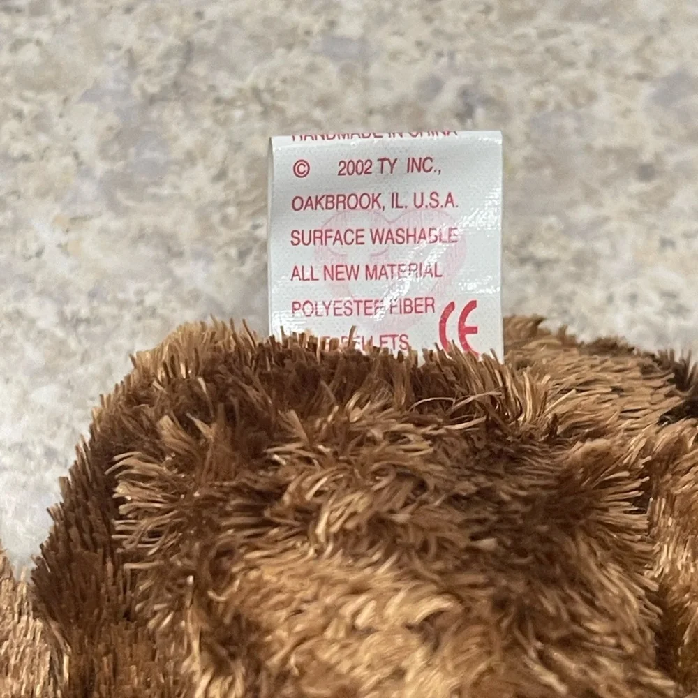 Brown Plush Bear with FIFA 2002 Badge